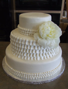 Draped cake