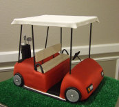 Golf Cart Cake