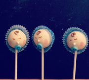 White cake balls