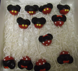 Minnie Cake pops